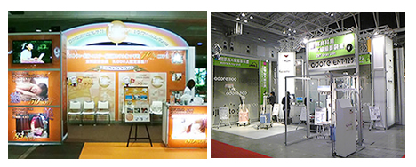 グラフィックウオールシステム(80角展示会システム)